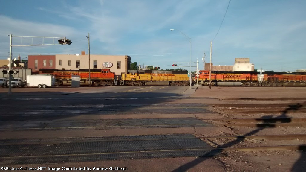 UP 5980, BNSF 7538 & 5344